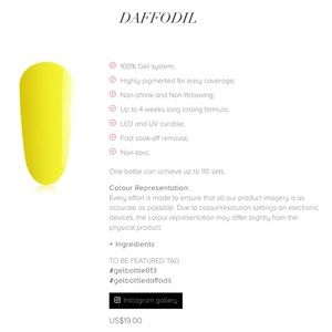 The Gel Bottle Daffodil